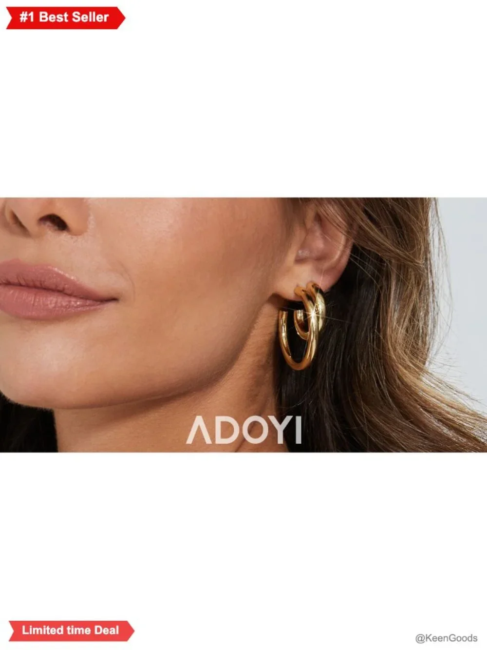 9 Pairs Gold Hoops 14K Gold Plated Twisted Huggie Hoop Earrings Set for Girls